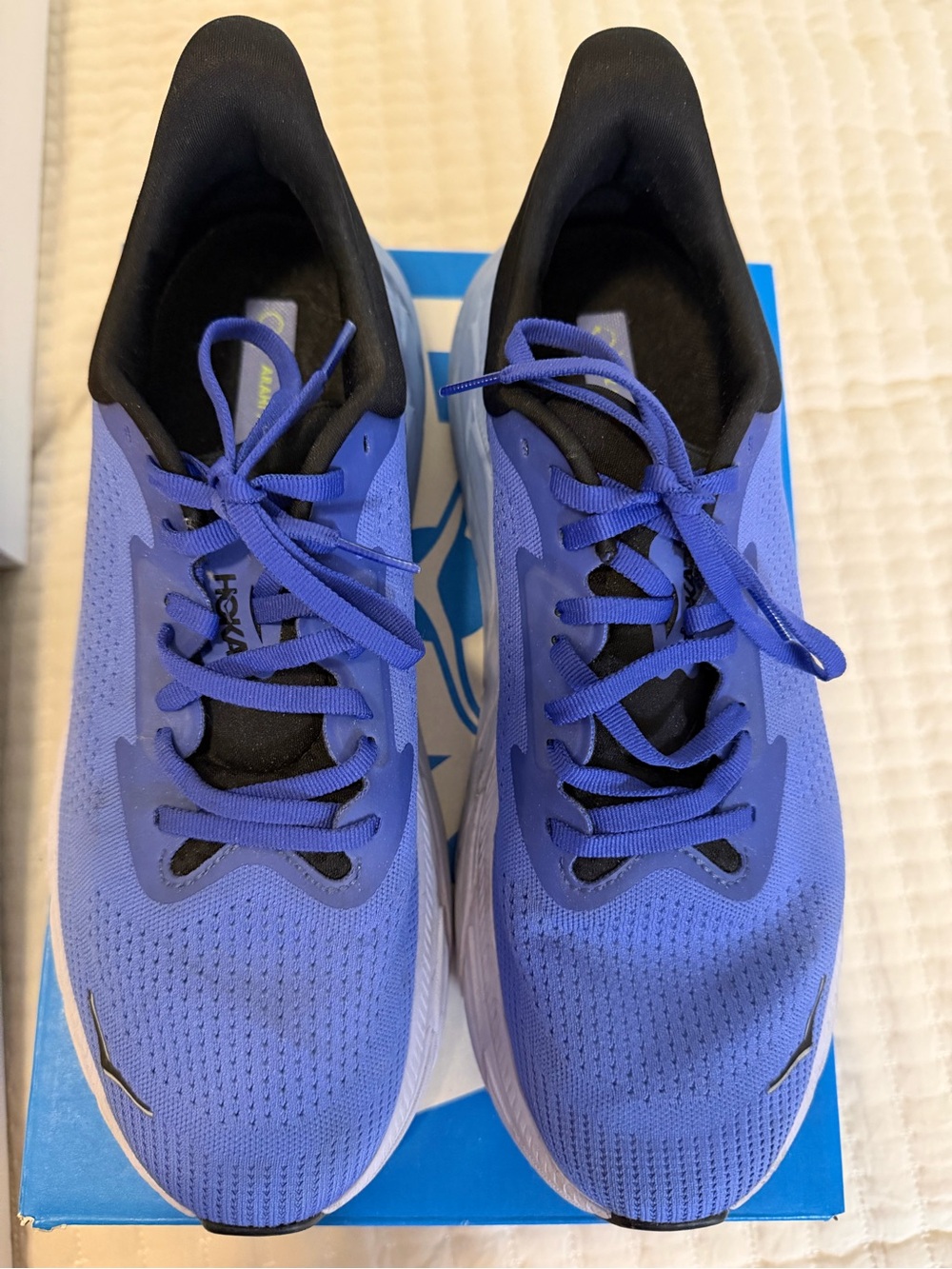 Hoka Women's Athletic Running Shoes in Purple and Black